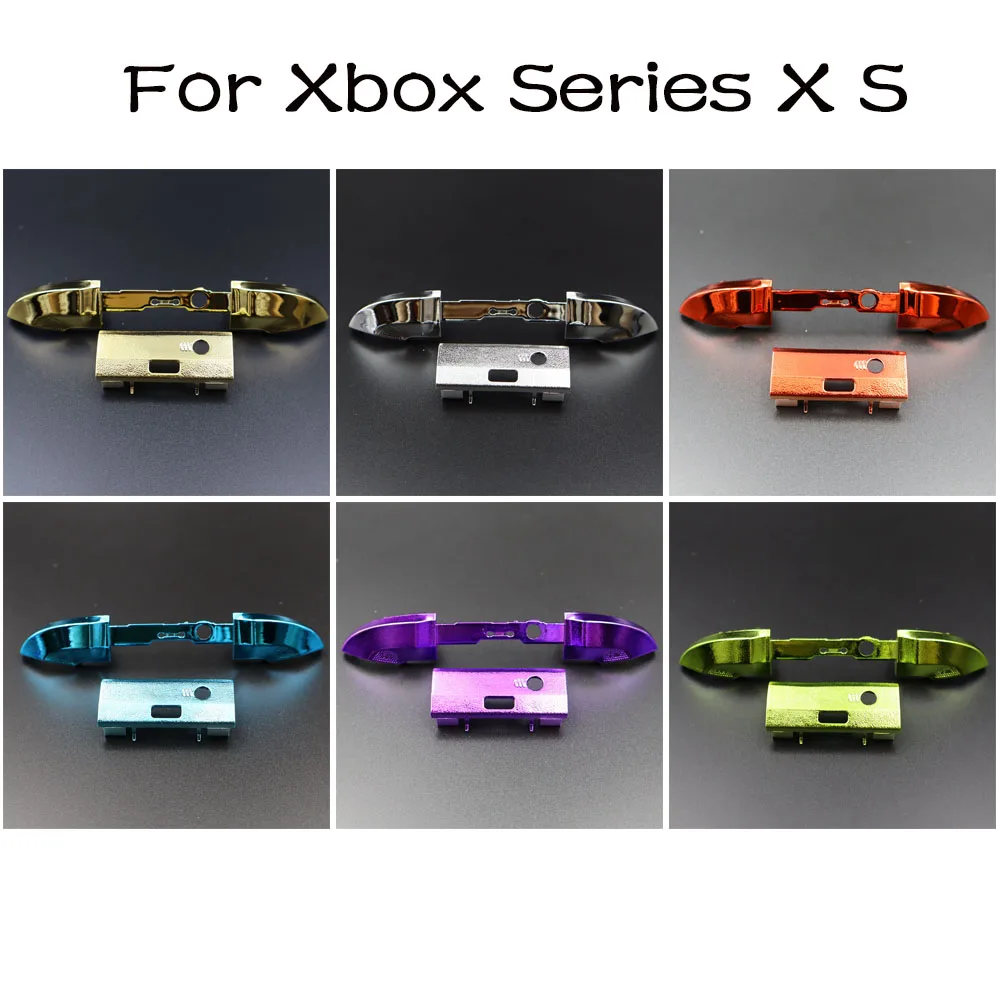 1Set RB LB Pulsante Trigger Per Xbox Serie X/S Chiave Paraurti Cromato Piantare Supporto Bar Centrale Controller di Gioco Parte di Ricambio
