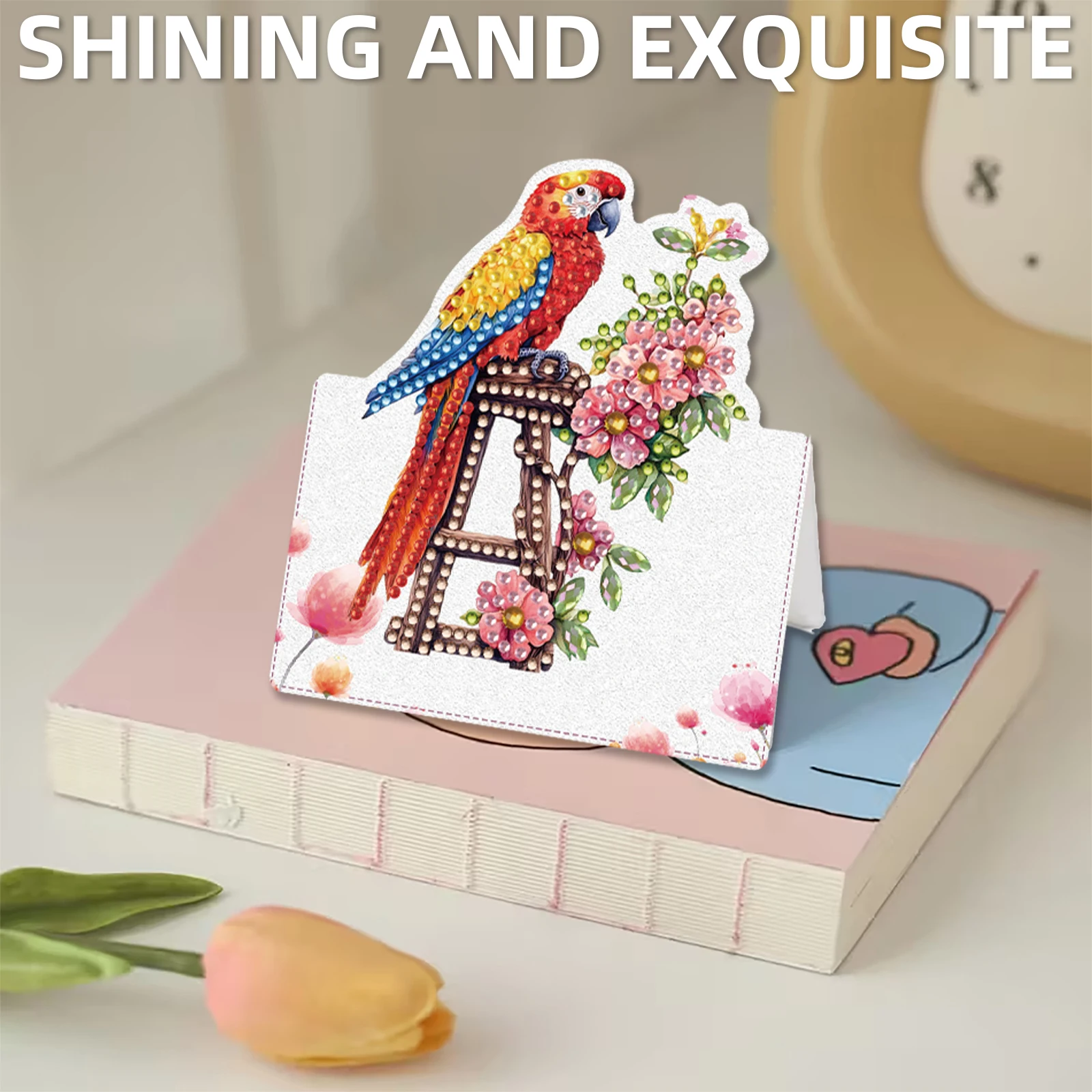 

Набор из 6 открыток-мозаек с цветами и бабочками, стразами и алмазной вышивкой, ручной работы, с конвертами, для семьи, друзей, праздников и дней рождения