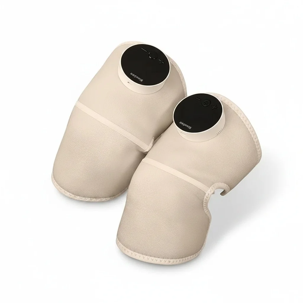 Premium Knee Massager, Heat Therapy Wrap, Joint Warmer for Leg Pain Relief, Hot Cold Compress, Home Recovery Device