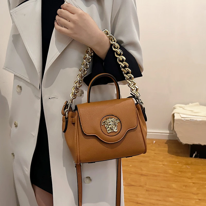 Sac à bandoulière en cuir de styliste célèbre pour dames élégantes, sacs à main de marque de luxe populaire classique avec intérieur spacieux