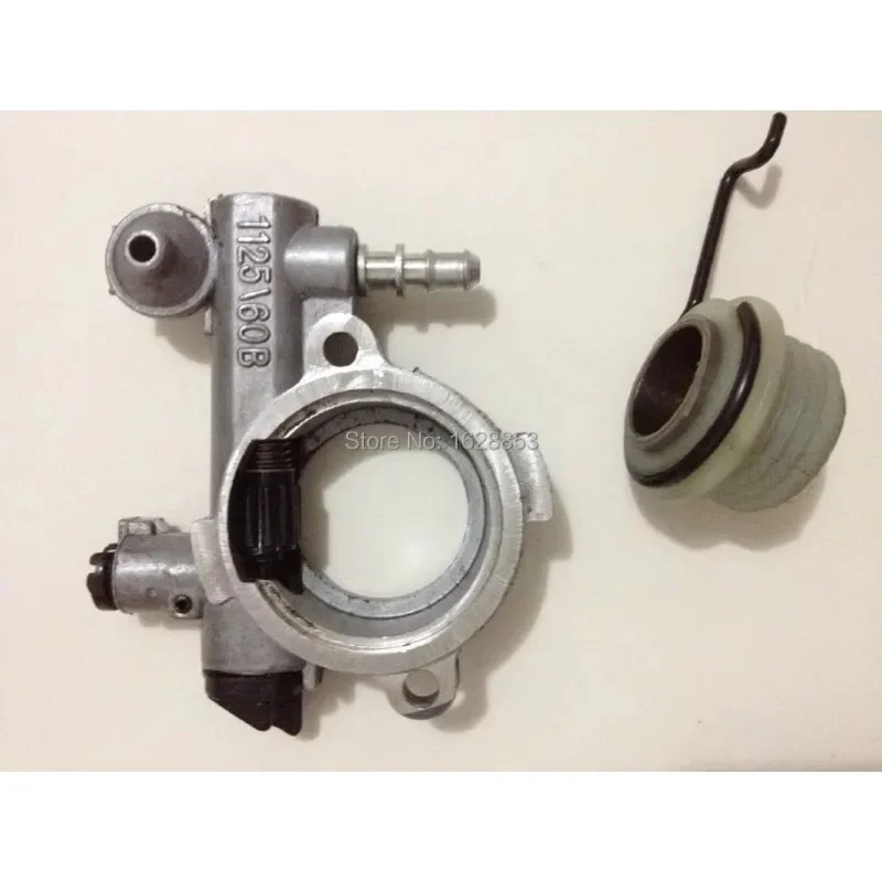 Chainsaw spare parts oil pump with oiler worm drive gear for ST 034 036 MS340 MS360