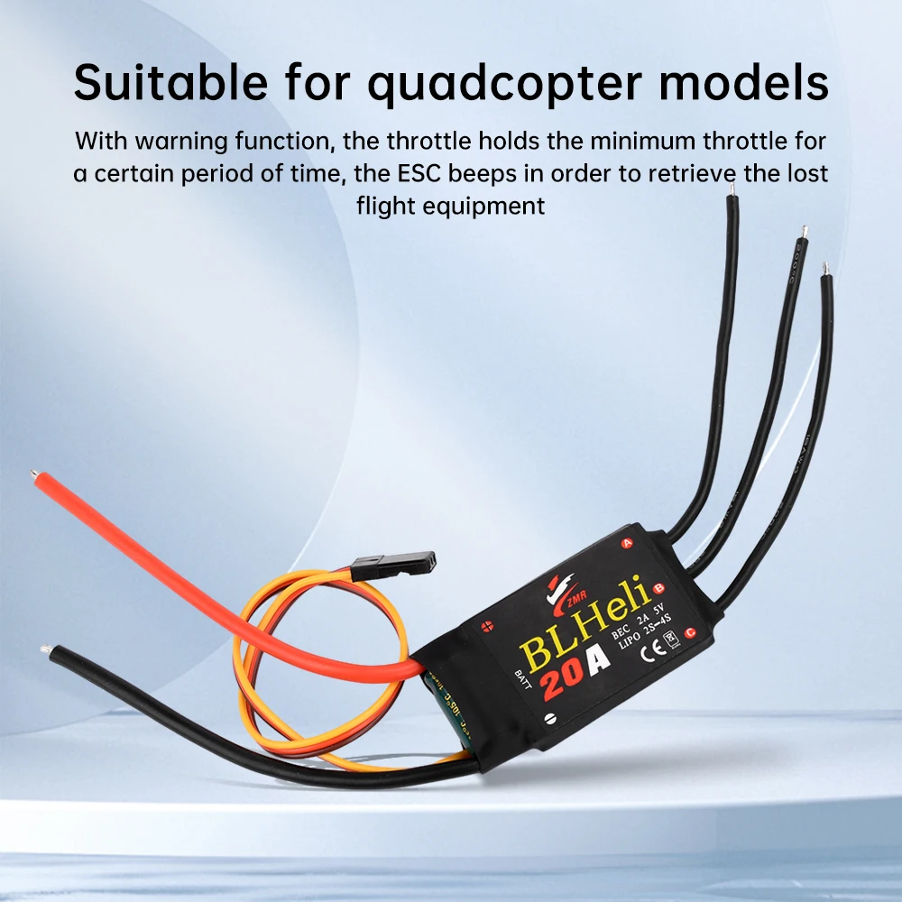 محافظ محرك BLHeli بدون فرشاة ESC 12A20A30A 40A 50A وحدة تحكم المحرك مع UBEC لنموذج كوادكوبتر Multiaxis لتقوم بها بنفسك FPV RC بدون طيار