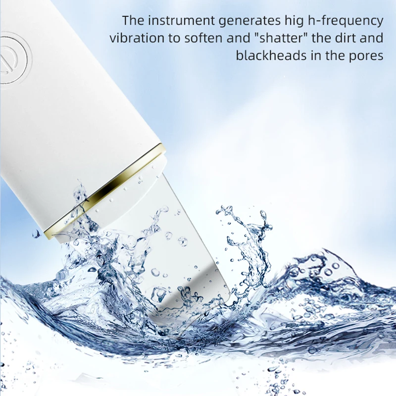 Ultrasonic Facial Skin Scrubber, Cravo Peeling, Face Cleansing Machine, Removedor de cravos, Ferramenta de cuidados com a pele