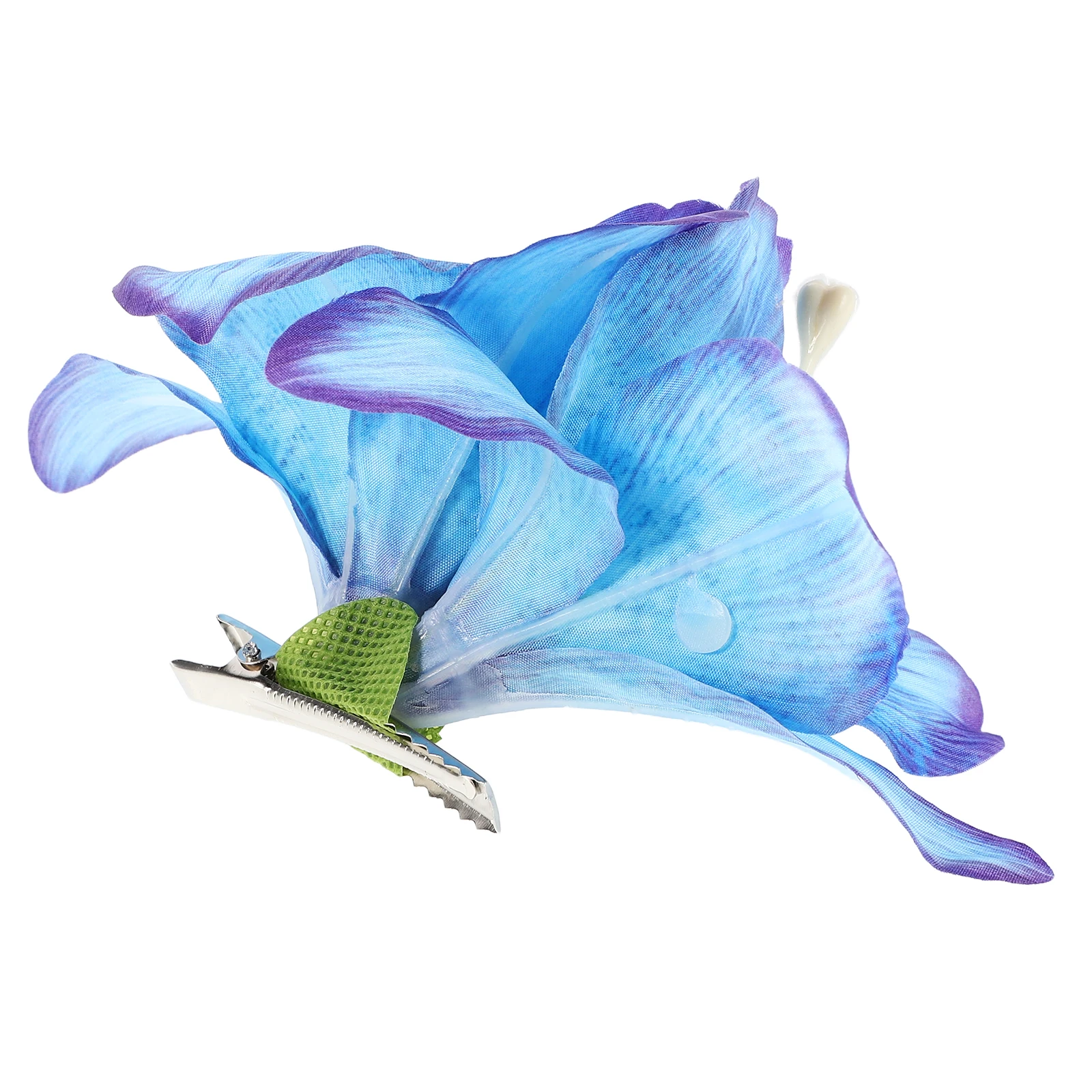 

Lily Flower Hair Clip 1 Piece Stylish Artificial Flower Hair Barrette for Women Summer Outdoor Event Decor Hawaiian Hairpins