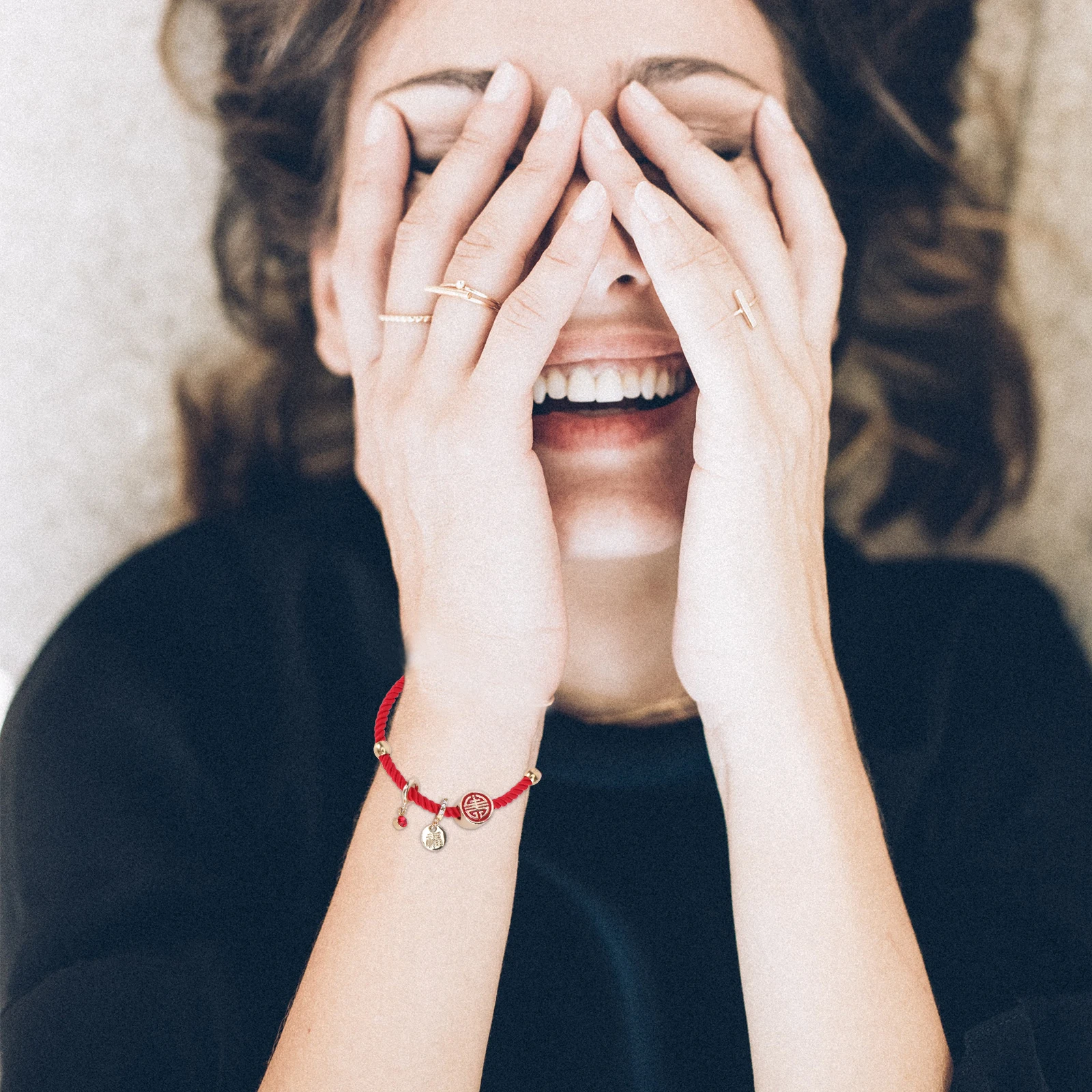 

Red Bracelet Creative Wristband Simple Style Bangle Daily Wearing Accessory Fashion Armlet Student Gift Stylish Hand Ornament