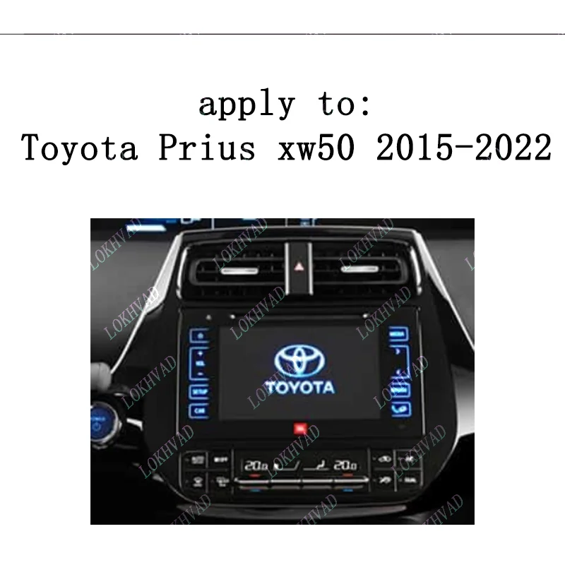Android Car Radio Fasica Frame Canbus Box Decoder For Toyota Prius XW50 2015-2022 2din Stereo Panel Wire Harness Plug Power
