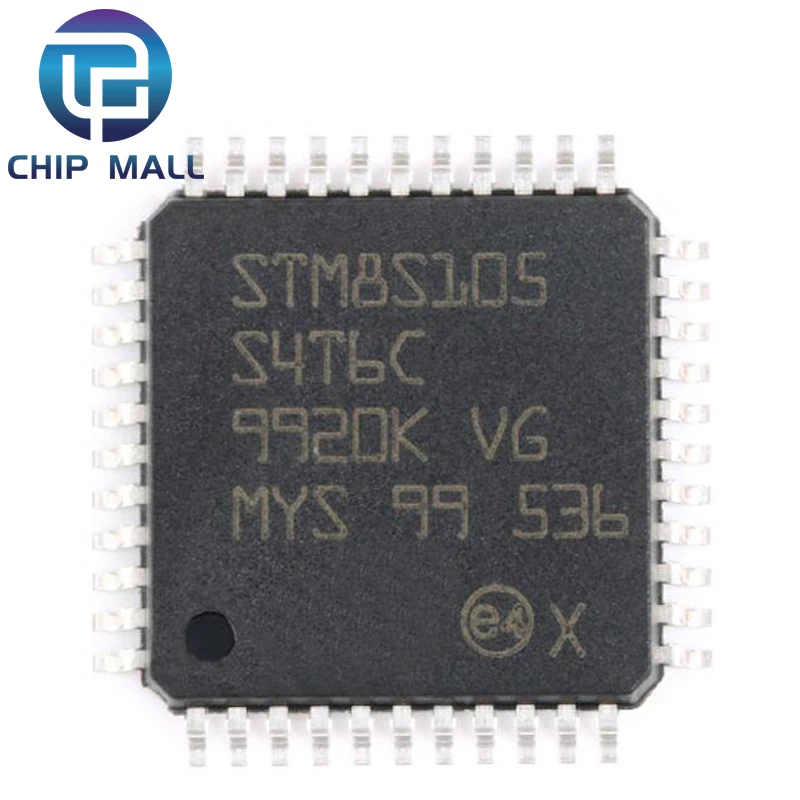 STM8S105S4T6C LQFP-44 16MHz/16KB Flash / 8-bit Microcontroller MCU Chip IC New Original Spot