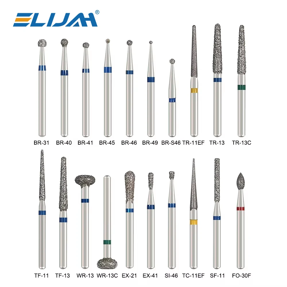 5 sztuk/worek dentystyczne wiertła diamentowe wiertło FG 1.6mm Bur do szybkiej rękojeści Denspay wiertło dentystyczne polerowanie wybielanie materiał laboratoryjny