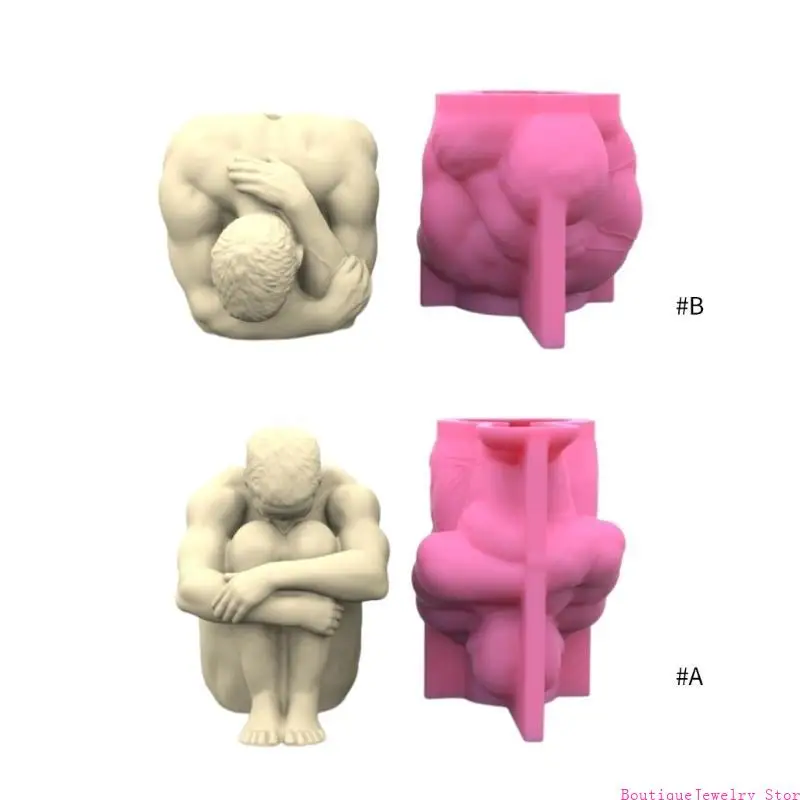 E1PE Candles Holder Resin Mold - Body Jewelry Holder ulasan dan harga