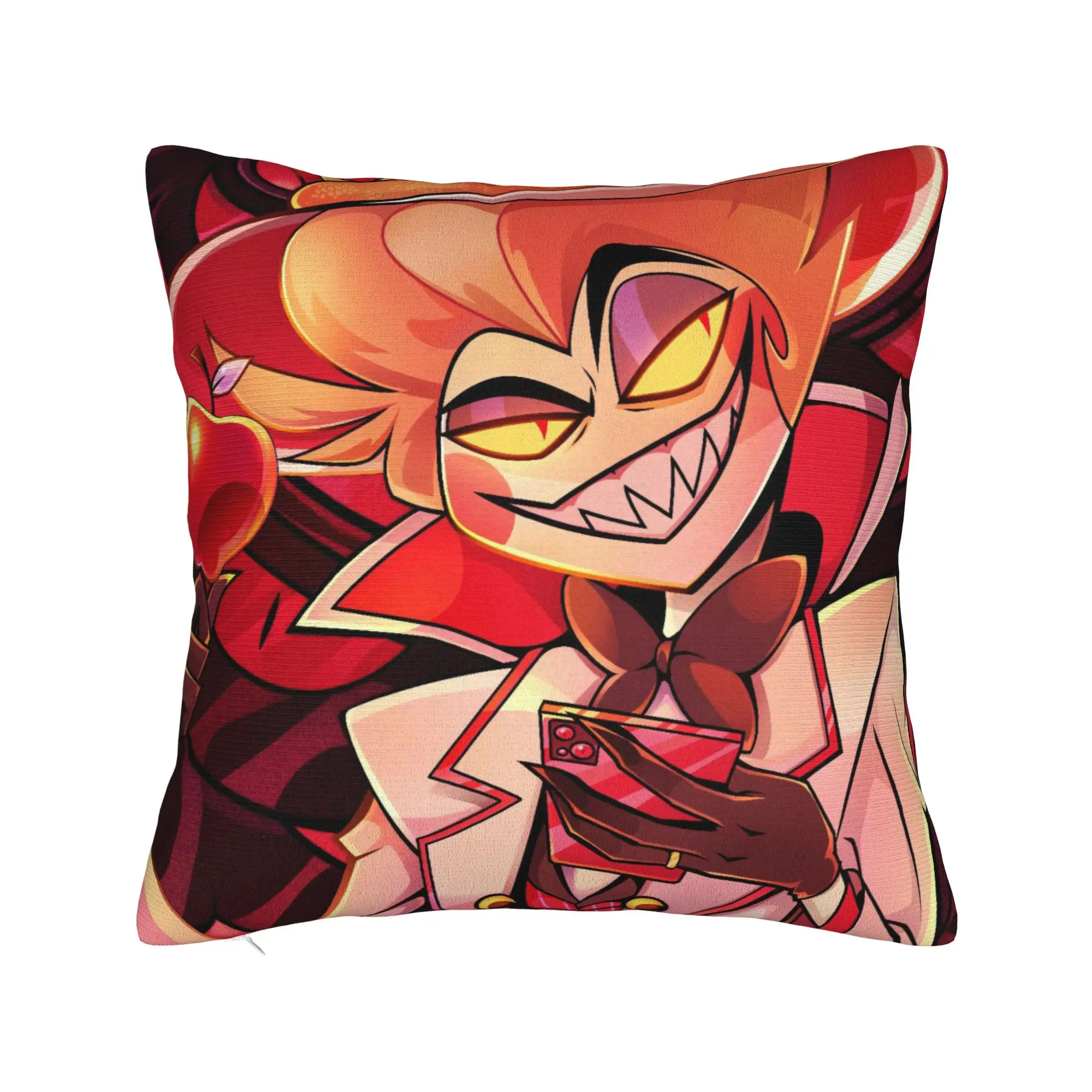 Lucifer Hazbins Hotels Pillowcase Double-sided Printing Cushion Cover Decor  Throw Pillow Case Cover Home Square