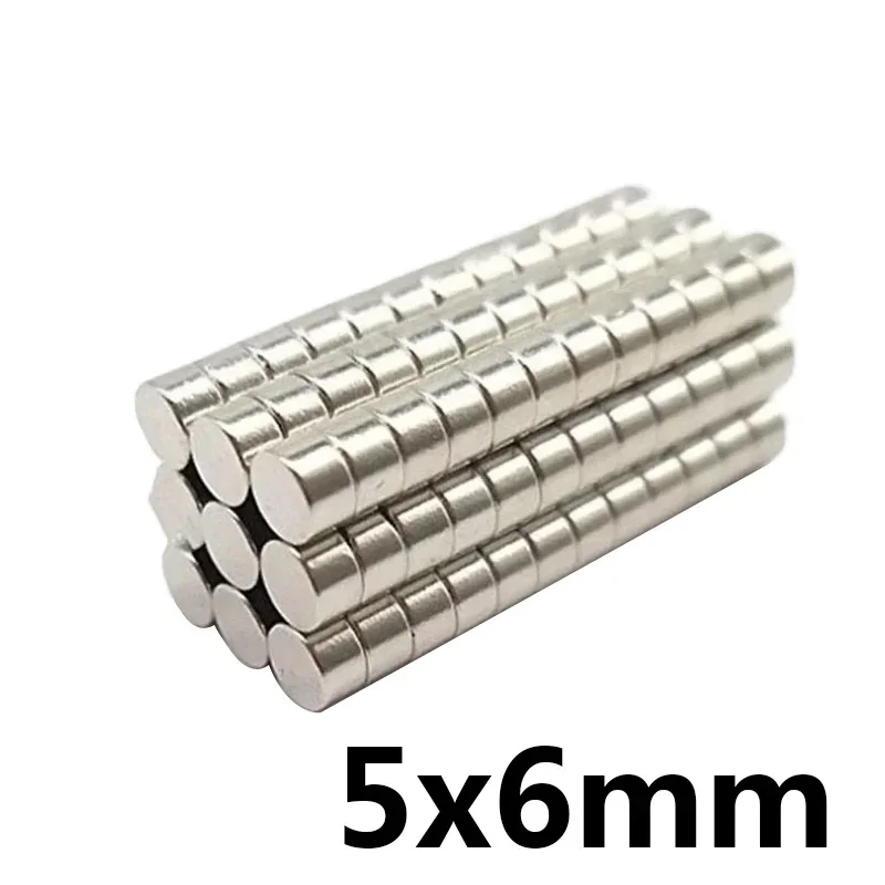 Neodymium 5x6 Magnet Super Strong Magnet 5mmx6mm Powerful Magnets 5x6mm Permanent Small Round Magnet 5*6 mm