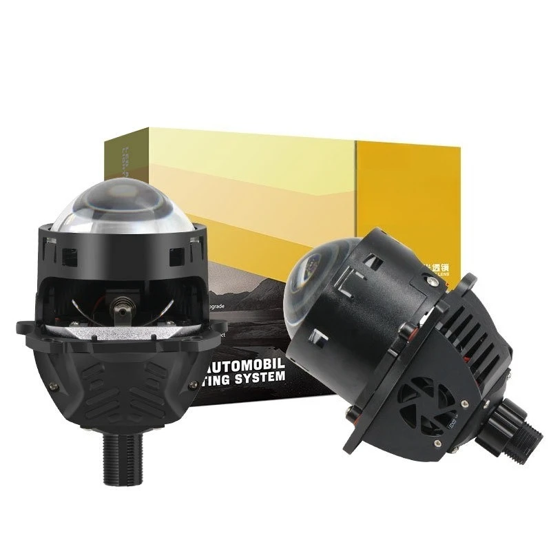 

110W B3 3.0 Inch LED Headlight Bi Beam Projector Super Bright Front Lamp Plug and Play Upgrade Universal Car Headlight 12V