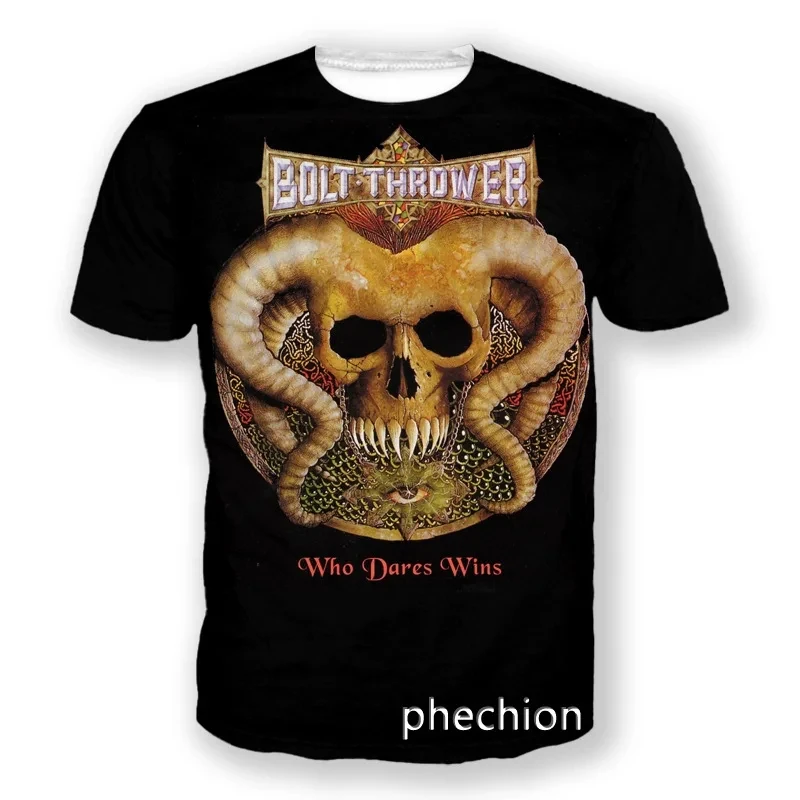 Classic Death Metal Band Bolt Thrower 3D Printed Men Women Short Sleeves T-shirts Fashion Summer Vintage Hip Hop Street Tees Top