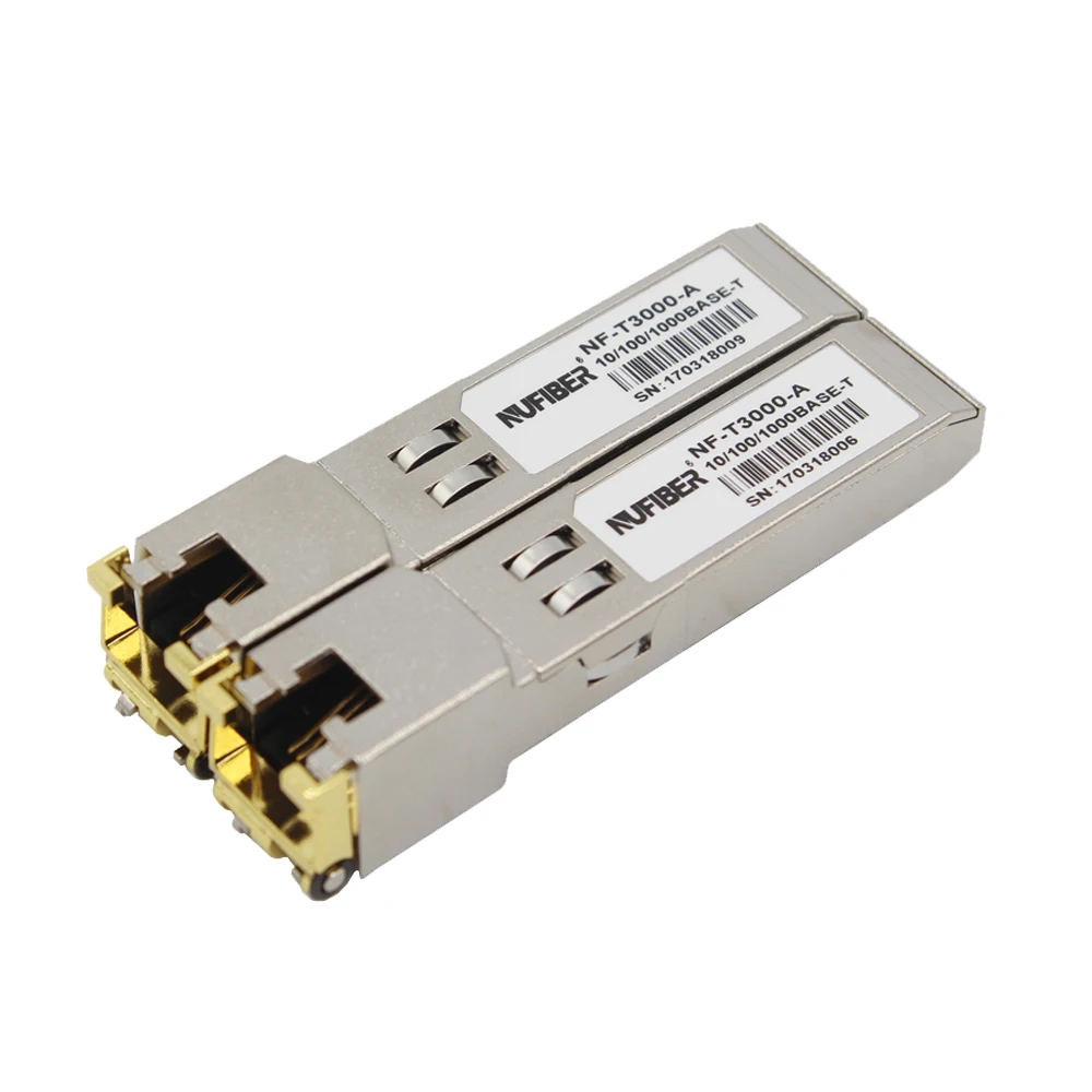 1000BASE-T(RJ45)SFP Electrical Module Auto Negotiation 100m