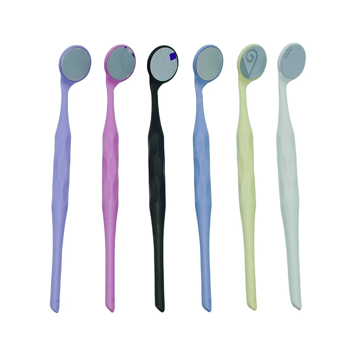 

10Pcs/Box Dental Double-Sided Mouth Mirror Anti-Fog Non-Ghosting Multi-Color Oral Examination Mirror For Dentist Clinic