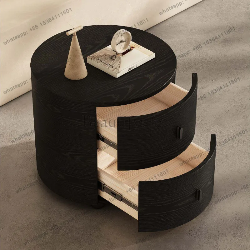 

Storage Creative Bedside Table Trendy Italian Minimalist Space Saving Nightstand Design Simple Tavolino Home Furniture
