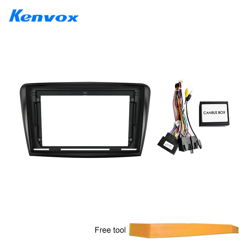 Car Radio For Skoda Superb 2 B6 2008 - 2015 Android 2 Din Stereo Mounting Bezel Faceplate Frame Kit