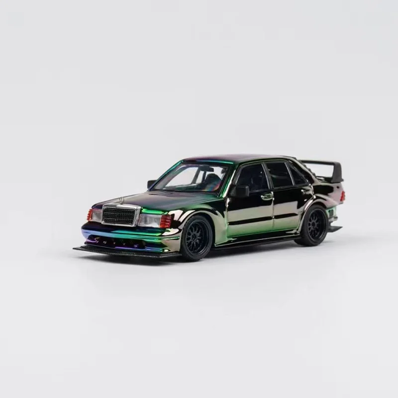 DCM 1:64 mercedes-benz 190E 2.5-16 Evolution II edisi terbatas model mobil paduan simulasi modifikasi