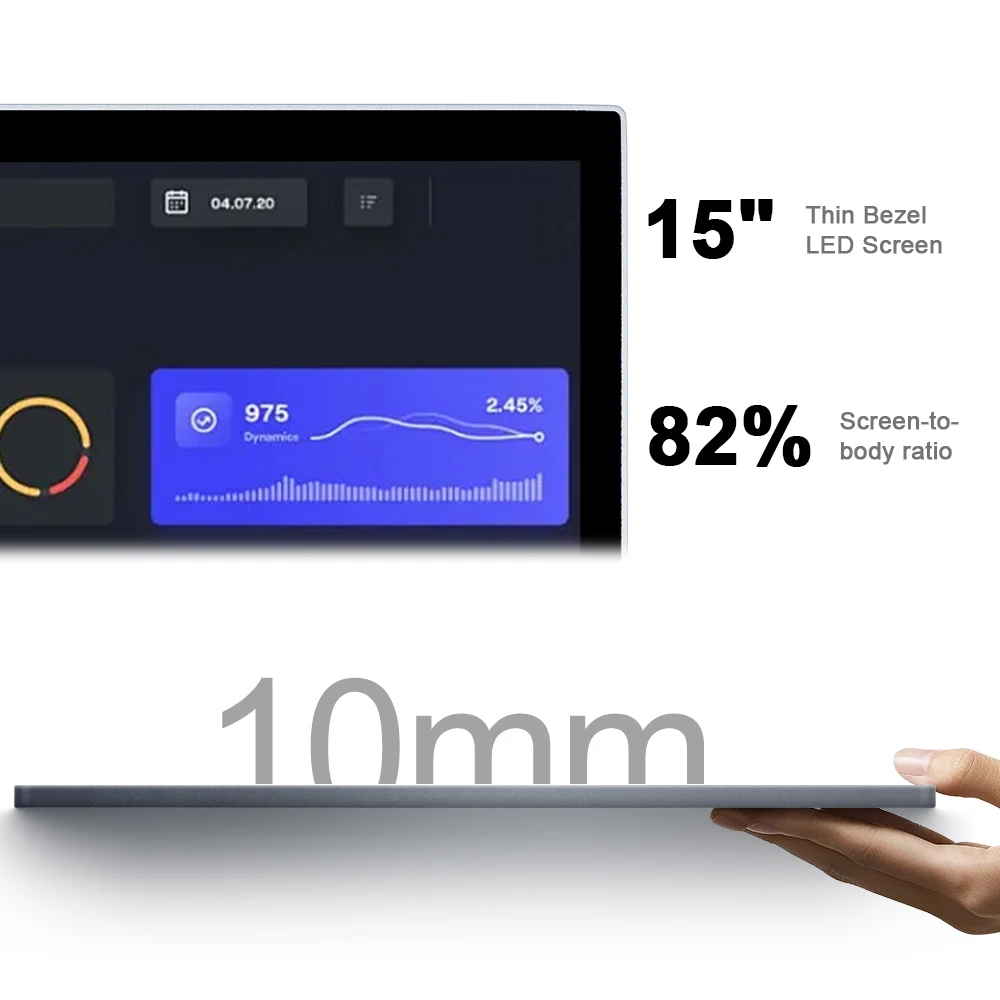 Advanced All in One POS Systems 15 Inch Single Dual Screen for Beauty Spas POS Machine Manufacturers
