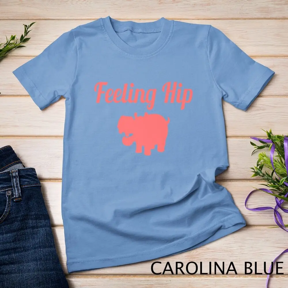 Feeling Hip Hippopotamus Funny Hippo Kid Gifts Unisex T-shirt