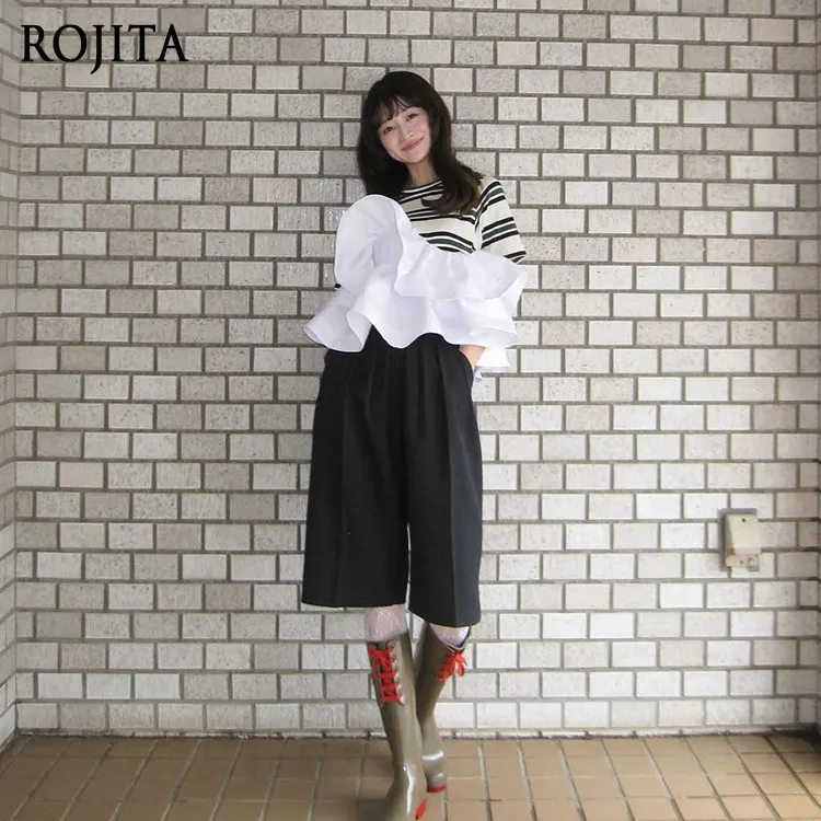 

Японские уникальные плиссированные свободные повседневные брюки 2026 года, новинка, средней длины, доступны в двух цветах