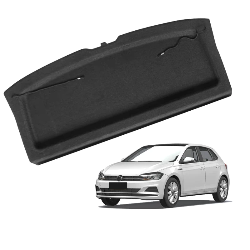 

For Volkswagen Polo Plus 2019-2022 Not-retractable Trunk Cargo Cover Parcel Rack Anti-Peeping Auto Interior Accessories