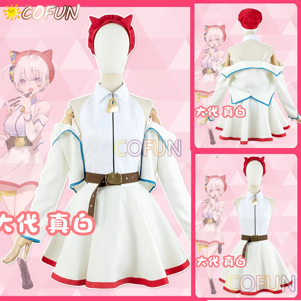 

COFUN Japan Game Vtuber Nijisanji Oshiro Mashiro Cosplay Costume Halloween Outfits Clothing Women Anime Dress