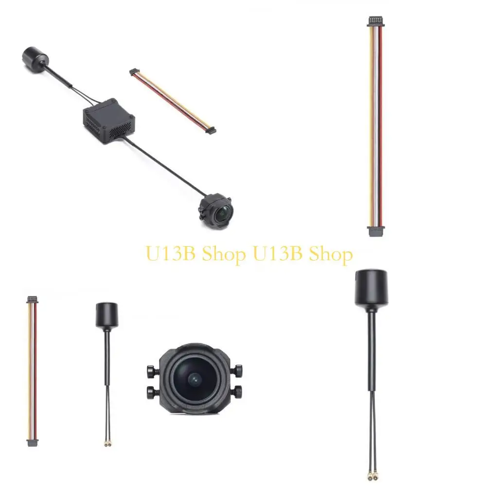 U13B ABS Connector Cable/Antennas 3 in 1 Cable/Antennas for Drones Film O3 Air Unit