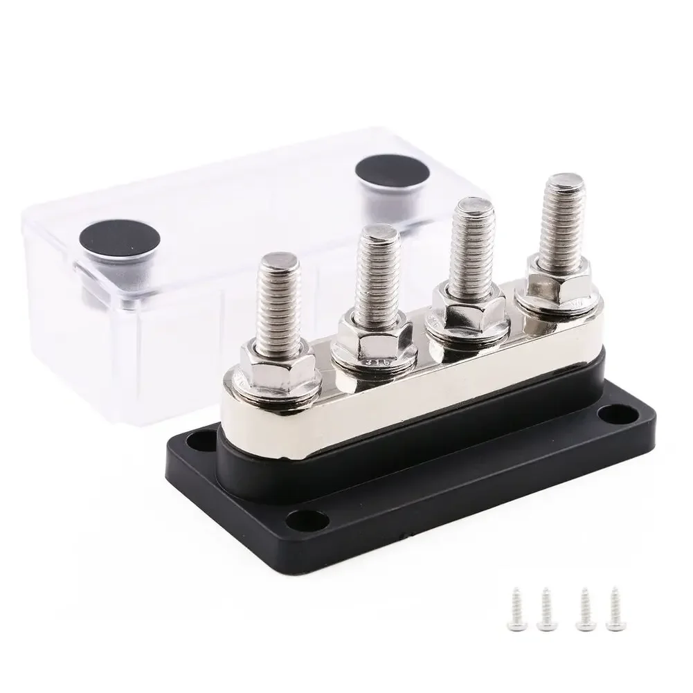

Heavy Duty Battery Terminal Block Battery Terminal Block 102*50*68mm 600A Distribution Block Adapt To Harsh Environments