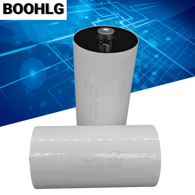 

1PCS high voltage, inductive, polarity-free film capacitor 0.33UF 334 12000V 12KV 60X114MM