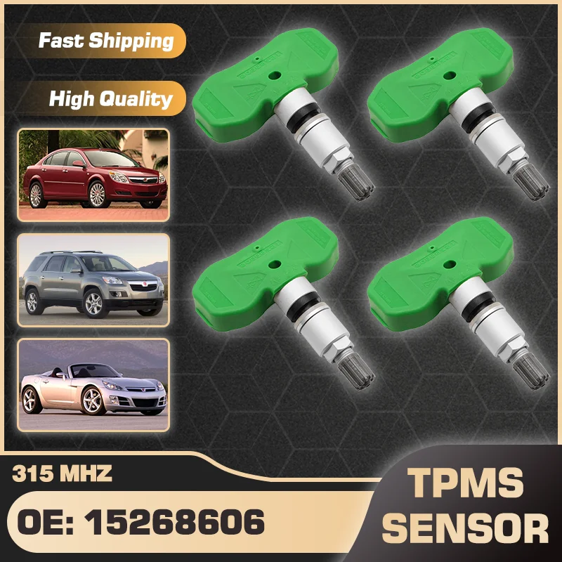 

TPMS Tire Pressure Sensor Monitoring System For Saturn Aura 2007 Saturn Outlook 2007-2008 Saturn Sky 2008-2010 15268606 315 MHz