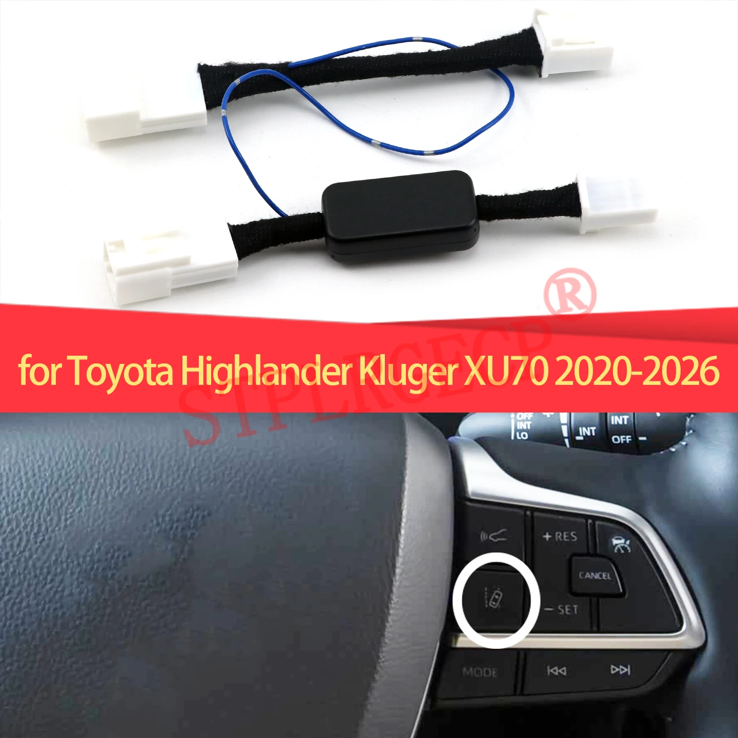 Smart Auto LTA Off Module Fits for Toyota Highlander Kluger XU70 2020-2026 Car Lane Keeping Assist Close Wire Harness Device