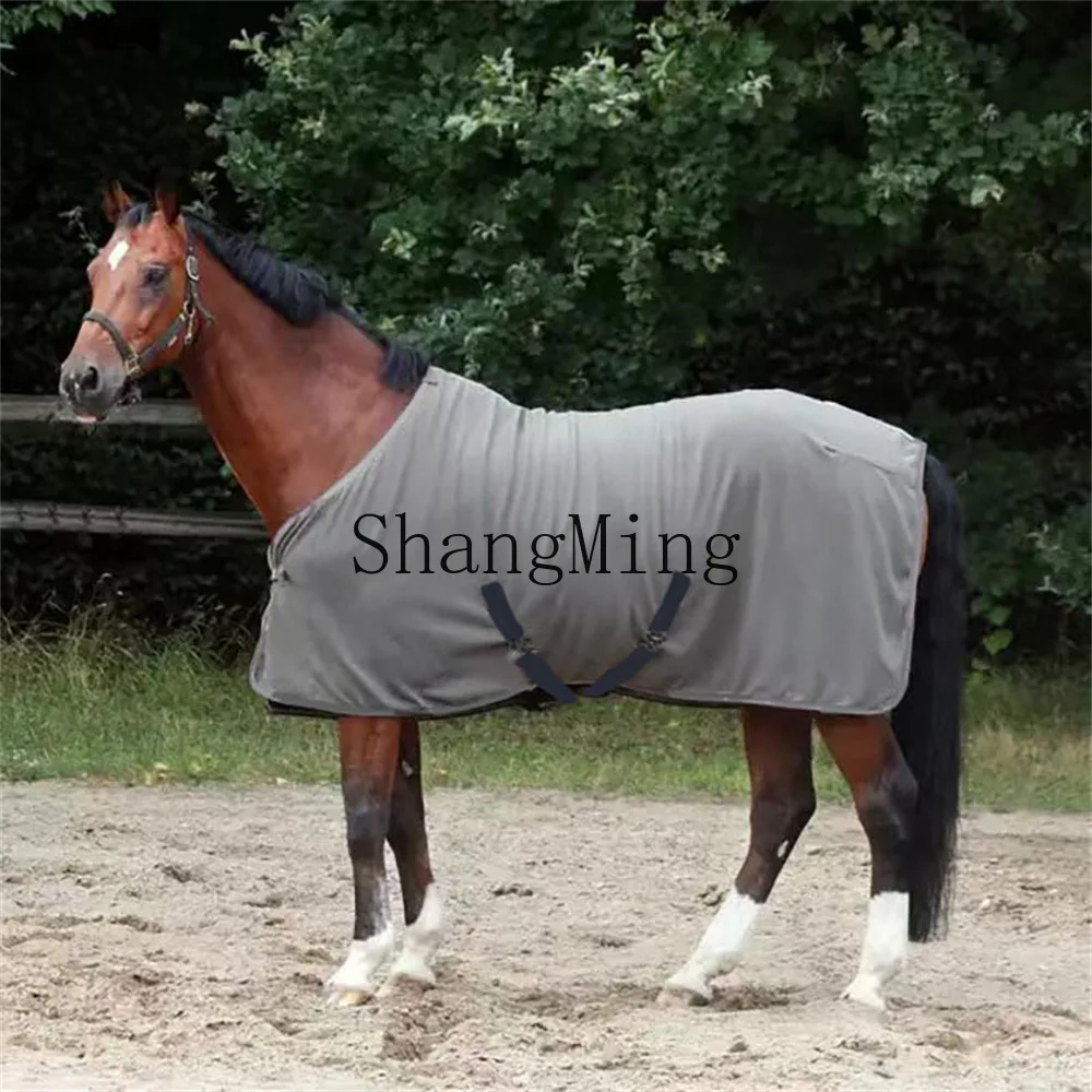 

SM Winter Warm Single Layer Fleece Equestrian Supplies Horse Blanket Vest Shawl Medium and Large Horses