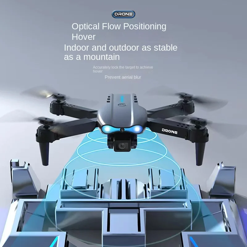 Drone E99 Folding drones con cámara Professional HD Dual Aerial Photography Four-axis flight Remote Control Drones