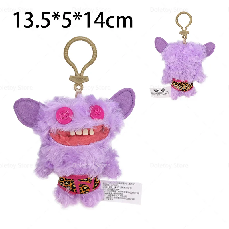 Fuggler Plush Keyrings Funny Ugly Monster Fugg Mr Needles Greedy Grinner Shameless Goof Cute Plush Collectible Backpacke Pendant