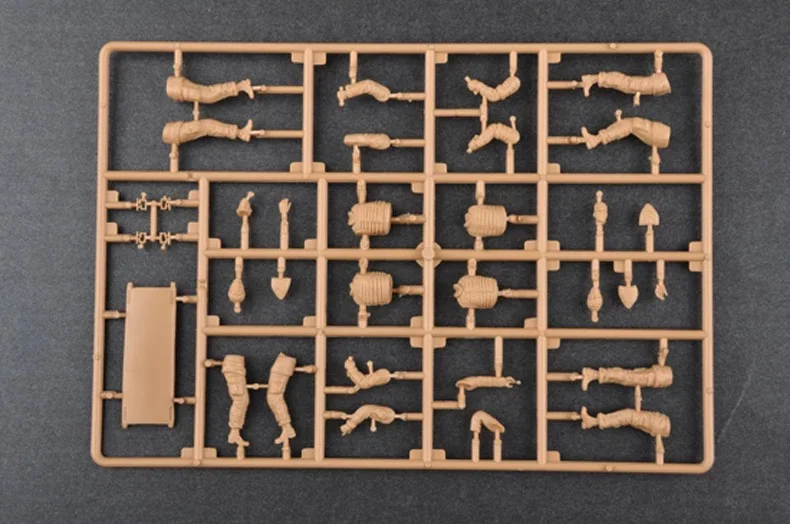 Trumpeter 00430 1/35 Scale US Field Emergency  Stretcher Ambulance Team  Soldier Figure Plastic Assembly Building Model Kit