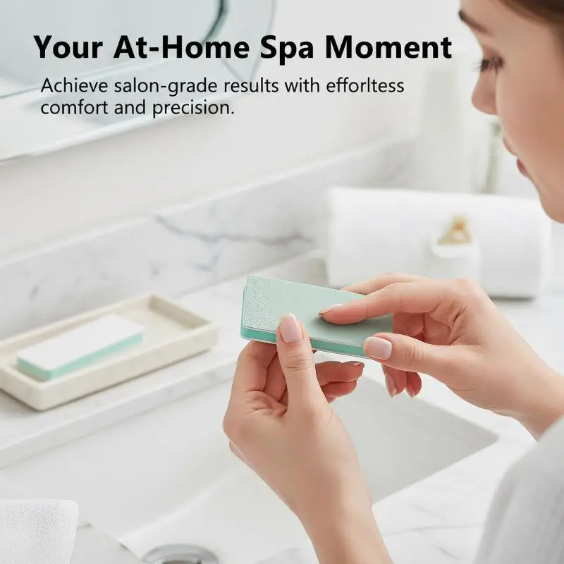 10Pcs Dual-Sided Nail Buffing Blocks Multi-Functional Professional Nail Polishing Tools for Salon Manicure Use