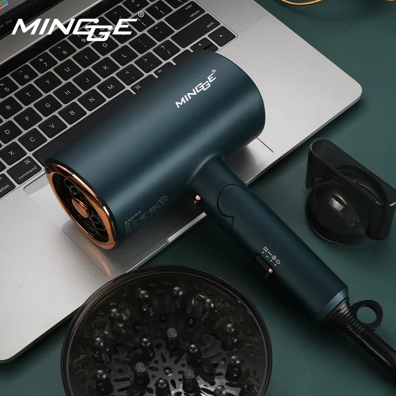 EU/UK/US New Product Hair Dryer Eu/Us Plug-In Foldable High-Speed Strong Negative Ion Household Hair Salon Portable Hair Dryer