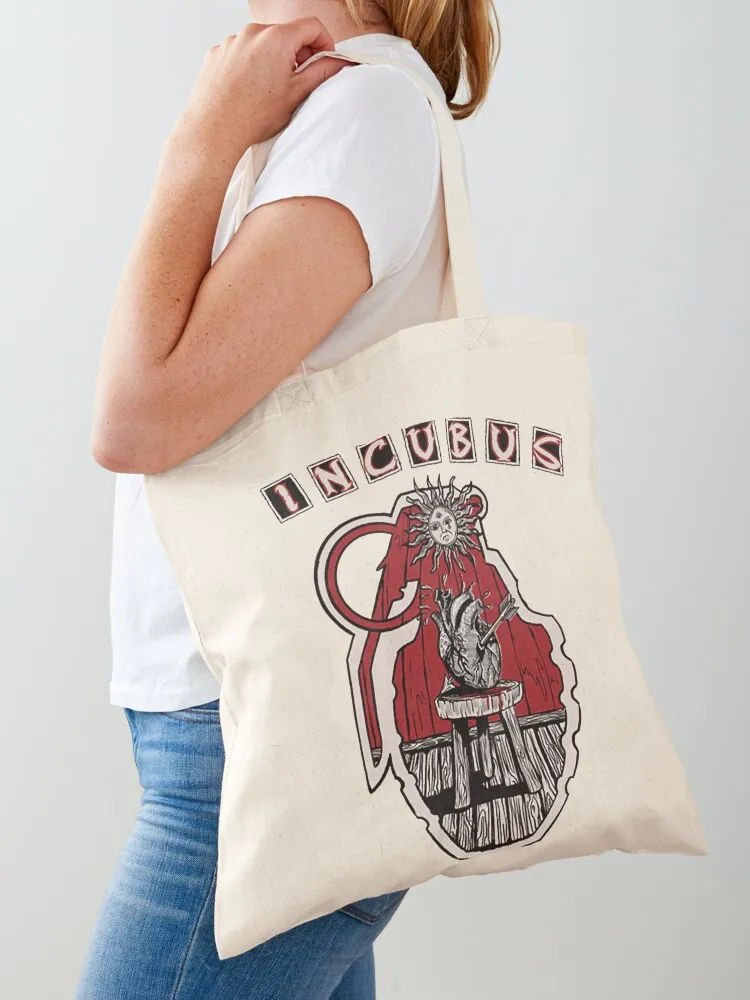 

incubus band Tote Bag Lady bag tote bag men's custom canvas tote screen