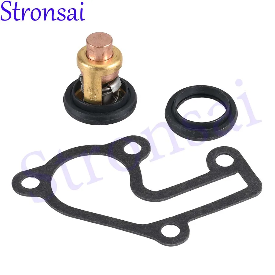 6E5-12411 50℃ 122℉ Thermostat w/Gasket For Yamaha Outboard 9.9 15 HP 9.9MSH 15MSH 6E5-12411-20 682-12414-A1