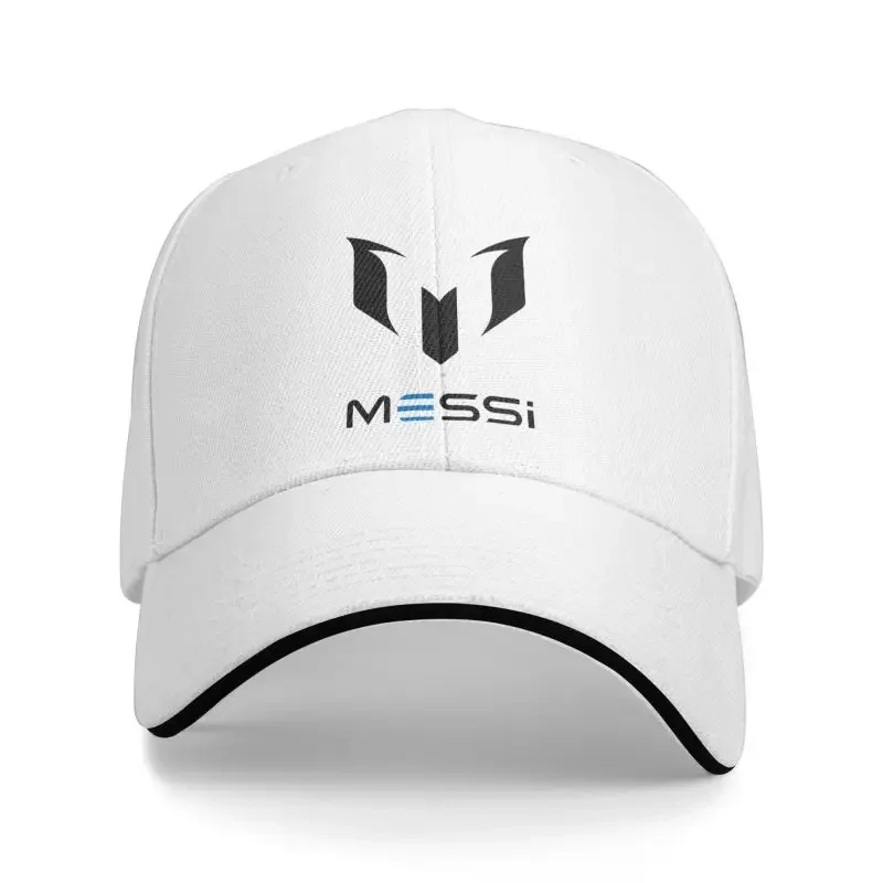 Custom Black Messis 10 Football Soccer Baseball Cap Hip Hop Men Women\'s Adjustable Dad Hat Spring