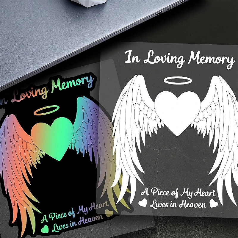 Motorcycle Sticker In Loving Memory Waterproof Vinyl Decal for Fairing Top Case Car Window Scooter Universal