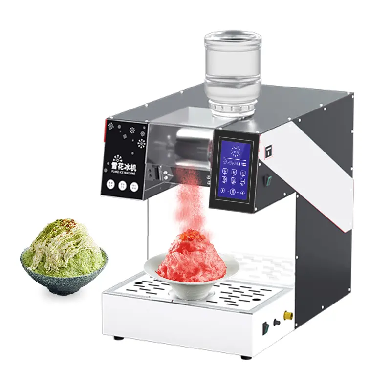 Snow Flake Ice Bingsu Machine New Arrival Water Cooling Auto Bingsu Machine Korean Flake Snow Ice Shaver Machine for Sale