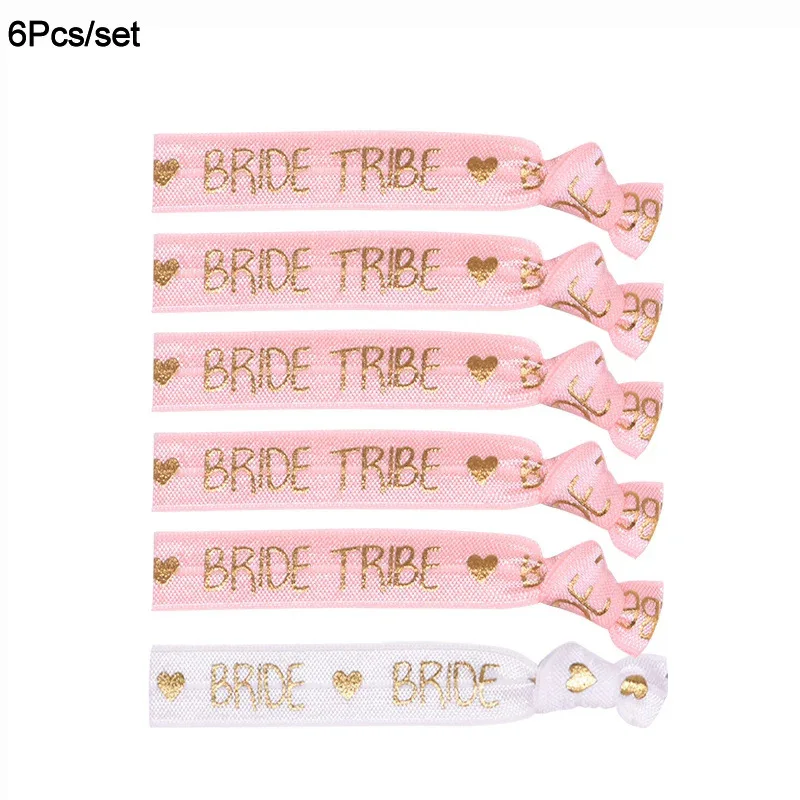 Party Favors Wristbands Bride To Be  Wedding Decoration Bridal Shower Team Bride Tribe Satin  Sash Hen Bachelorette Party Decora