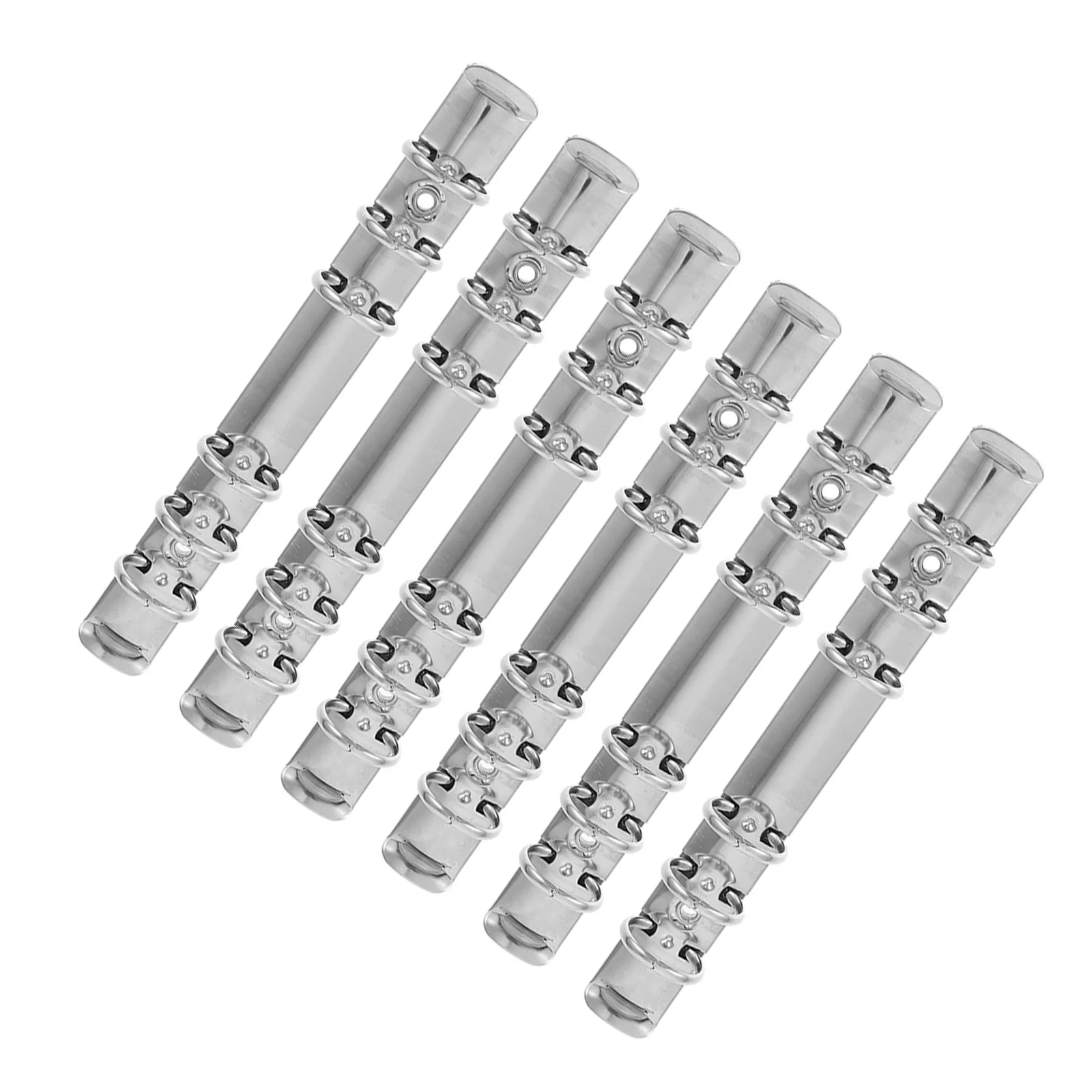 

6pcs A6 Loose Leaf Rings Metal Circle For Diy Notebook Scrapbook Photo Album Office Stationery Supplies Six-Hole Ring File
