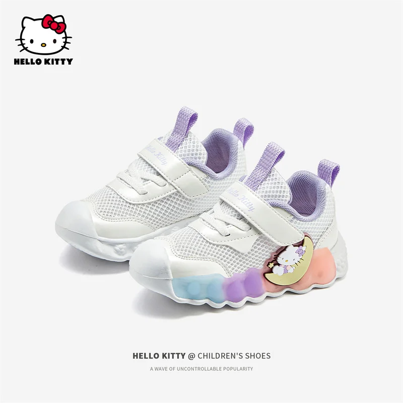 

Hello Kitty Kawaii Girl Skateboard Shoes Women Shoes Breathable Small White Shoes Comfortable Versatile Student Sneakers