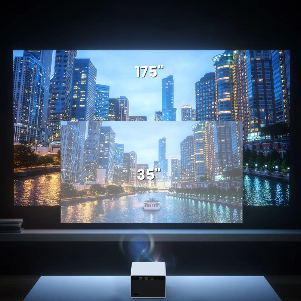 Mini Lens Power Bank Beamer HD Home Projector System Cinema 4K Television Pico WIFI Version Projector Supplier