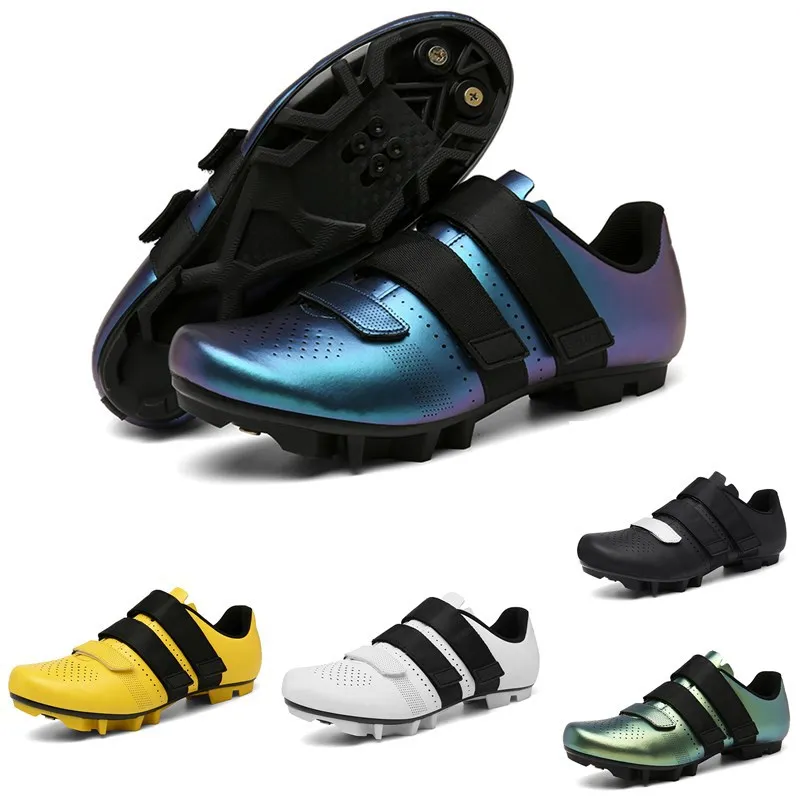 

Men's Road Lock Mtb Cycling Shoes Hard Soled Road Mountain Racing Bike Shoes Hard Soled Mtb Bicycle Shoes Speed Cycling Sneaker