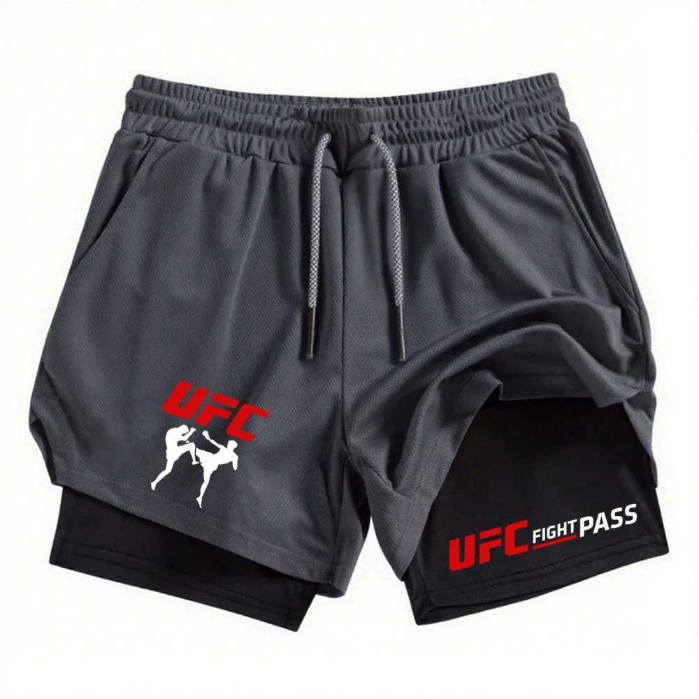 Рисунок 4 - Мужские спортивные шорты 2-в-1 с логотипом UFC