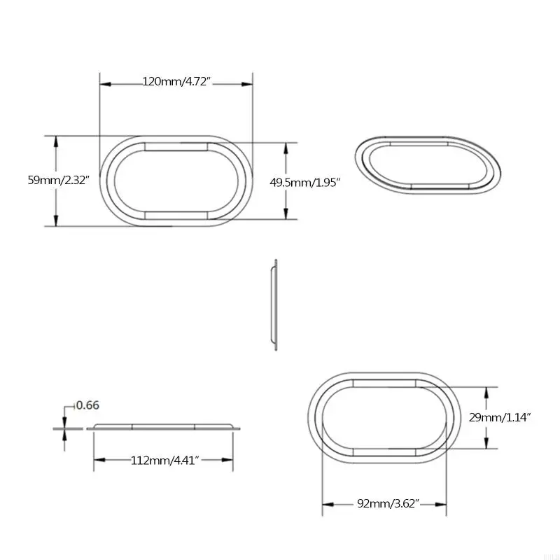 2025 Новый 2pcs Пассивный басовый бас -сабвуфель